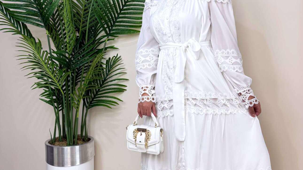 beyaz-ithal-fransiz-dantel-elbise-tesettur-