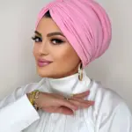Şeker Pembe Dolgulu Drapeli Bone