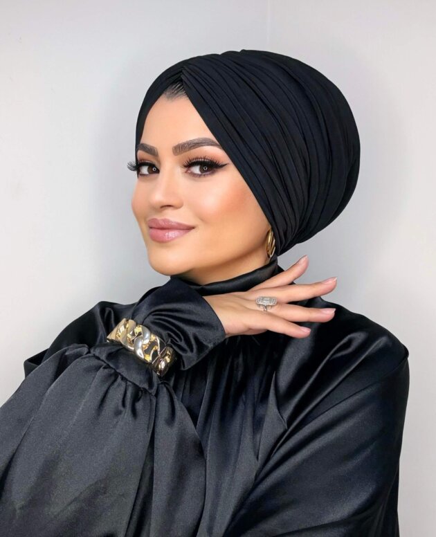 siyah-dolgulu-drapeli-bone-dis-tesettur-