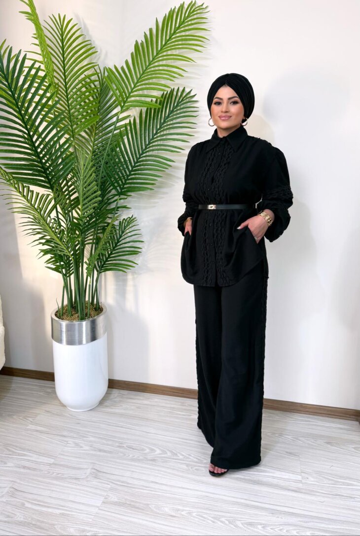 Blanqa siyah suit