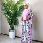 Pembe ithal pantolon takım