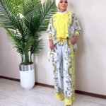 Sarı ithal pantolon takım