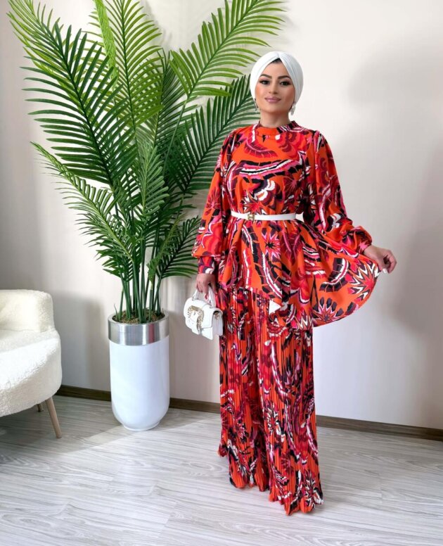 pera-ithal-turuncu-pantolon-takim-tesettur-