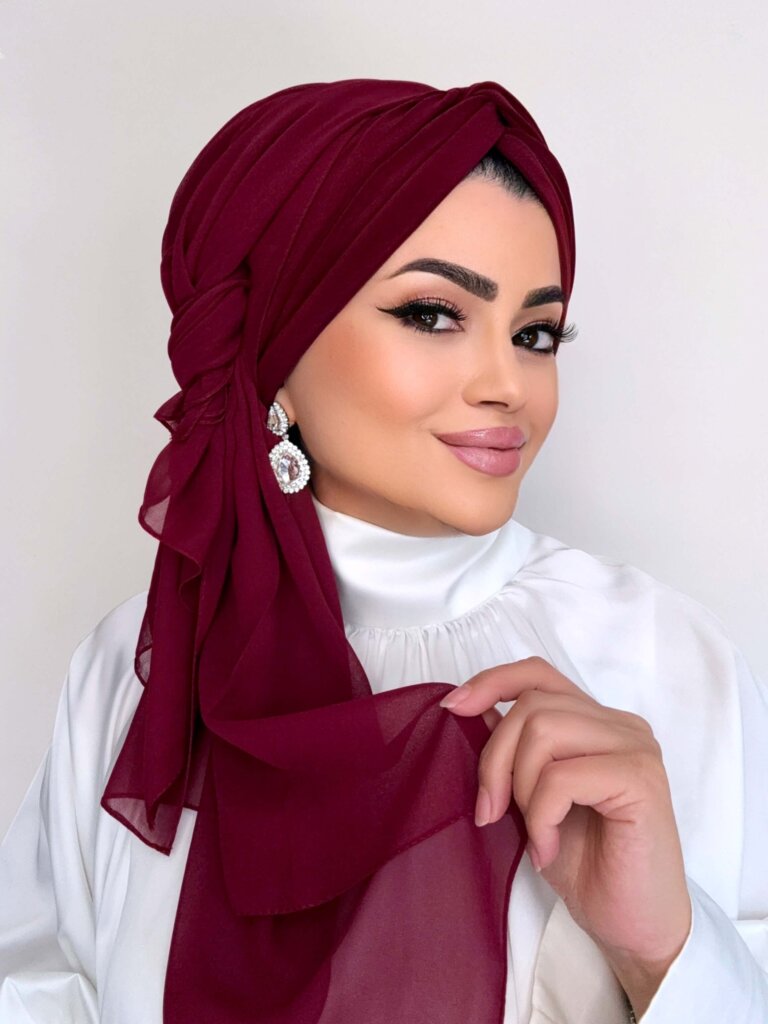 bordo-dolgulu-dugumlu-salli-bone-tesettur-dis-