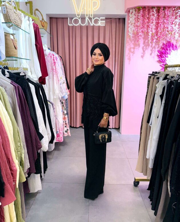 silva-siyah-takim-tesettur-dantel-