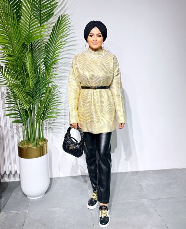 gold-varakli-kazak-tesettur-simli-