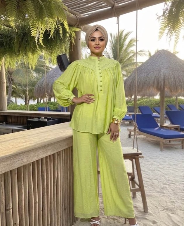 Leya tasarım takım şık kadın ikili takım modern ve rahat kombin